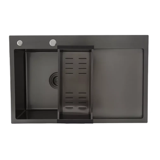 GAPPO GS7850-6L кухонна мийка, чорна (GS7850-6L)