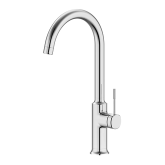Смеситель для кухни Imprese Brenta (цвет - хром) (ZMK071901150) фото 1 Aquada.com.ua