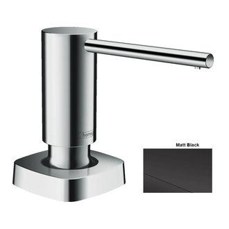 Дозатор кухонний для миючого Hansgrohe A71, 500 ml, Matt Black (40468670)