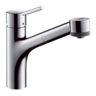 Смеситель для кухни Hansgrohe Talis S (цвет - сталь) (32841800) фото 1 Aquada.com.ua