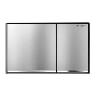 Смывная клавиша Geberit Omega 60, двойной смыв, заподлицо (хром глянцевый/полированный), с легкоочищаемой поверхностью (115.081.GH.1) фото 1 Aquada.com.ua