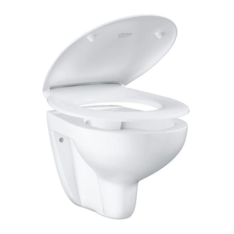 Унітаз ободковий підвісний Grohe Lecico Perth EURO plus з кришкою-сидінням SoftClose, білий (491606045)