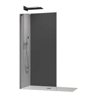 KOER SR SP02-100x200-TR-07 Душевая перегородка, графит (KR5397)