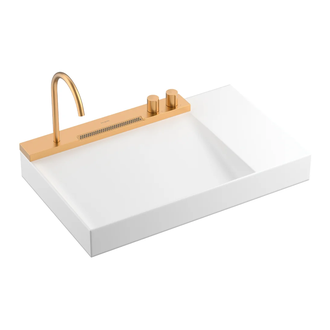 Раковина Hansgrohe Avalegra AquaUnit 78 х 47,5 х 10 см, без переливу, з функцією QuickClean+, із змішувачем, Brushed Bronze  22473140