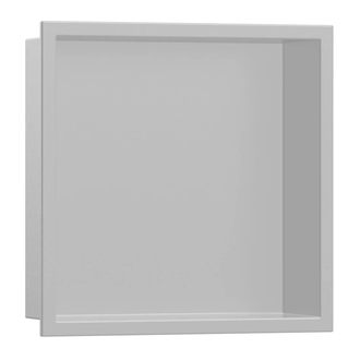 Настінна ніша із вбудованою рамою Hansgrohe XtraStoris Original 30 x 30 x 10 см, бетон (concretegrey)  56061380