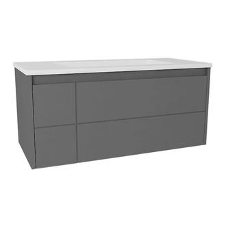 Тумба с раковиной 100 см Devit Laguna, антрацит (0022110A) фото 1 Aquada.com.ua