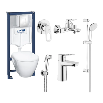 Набор для ванной Grohe Mega Bundle BauLoop (39186MB0) фото 1 Aquada.com.ua