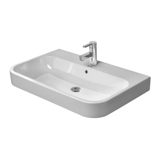 Раковина Duravit Happy D.2 65х50,5 см (без отв. под смеситель, шлифованная) (2318650028) фото 1 Aquada.com.ua