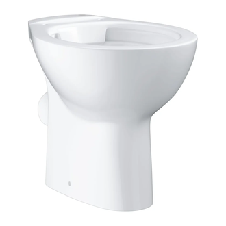 Унітаз для підлоги Grohe Bau Ceramic безободковий, альпійський білий (39430000)