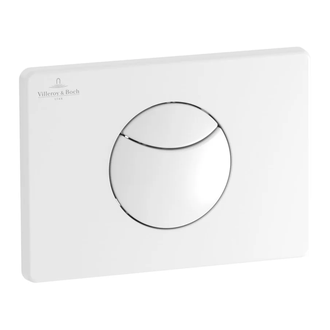 VILLEROY & BOCH Клавиша смыва Villeroy&Boch ViConnect (92248568) белая фото 1 Aquada.com.ua