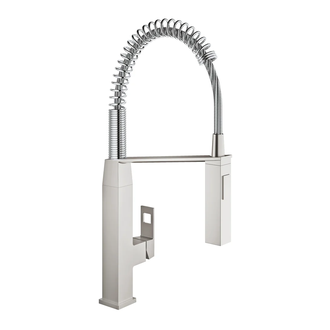 Grohe Eurocube Смеситель для кухни, SuperSteel (31395DC0)
