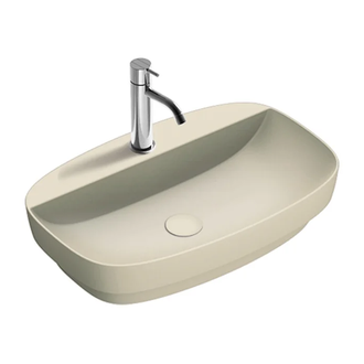 Раковина полувстраиваемая Catalano Green Lux Сolori 42 х 60 х h14 см, цвет - серый матовый 165GRLXNGS