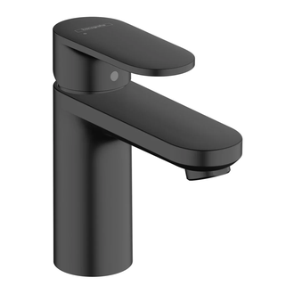Смеситель для раковины 100 Hansgrohe Vernis Blend (цвет - чёрный матовый), без донного клапана (71580670) фото 1 Aquada.com.ua