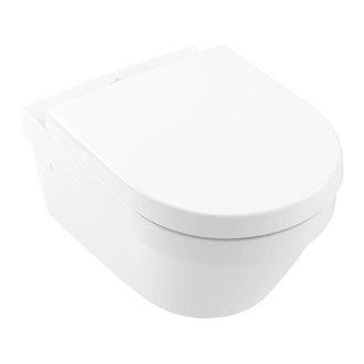 VILLEROY & BOCH ARCHITECTURA  NEW унитаз подвесной 37*53см, DirectFlush, в комплекте с сидением с функцией Slow closing (4694HR01) фото 1 Aquada.com.ua