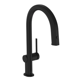 Змішувач для кухні Hansgrohe Aqittura M91 FilterSystem 210 1jet pull-out Sbox, Matt Black (76826670)