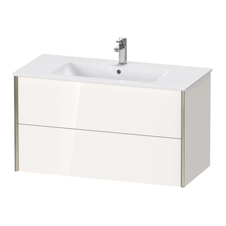 Тумба подвесная под раковину Duravit XViu 101 x 48 см, белый глянцевый (XV41270B122) фото 1 Aquada.com.ua