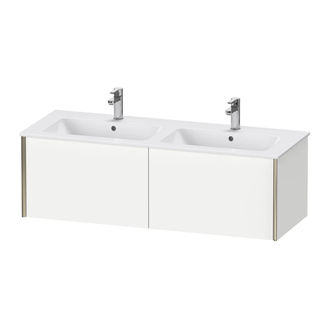 Тумба подвесная под раковину Duravit XViu 128 x 48 см, белый матовый (XV40290B118) фото 1 Aquada.com.ua