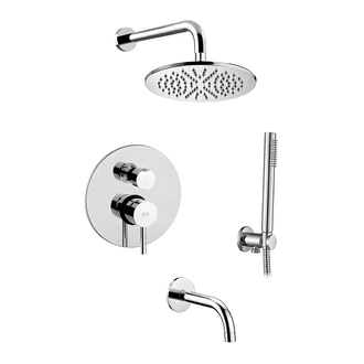 Paffoni Shower Душевая система, хром (KITLIG019CR300)