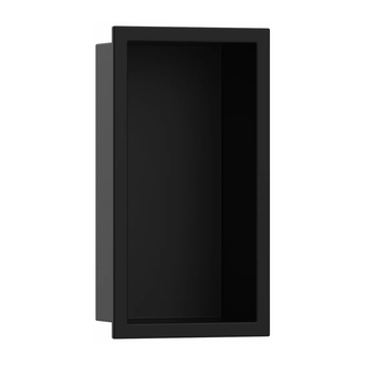 Настенная ниша со встроенной рамой Hansgrohe XtraStoris Original 30 x 15 x 10 см, чёрный матовый (56057670) фото 1 Aquada.com.ua