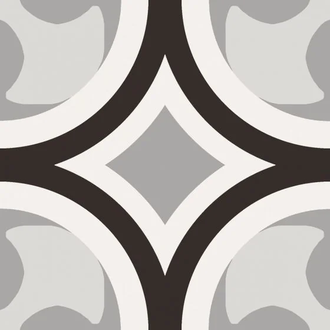 Плитка керамогранітна CSAPBW0120 Patchwork B&W 01 200x200x10 Sant'agostino