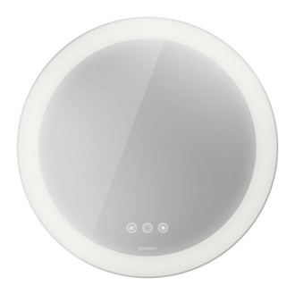 Зеркало с LED подсветкой версия «icon» Duravit Happy D.2 Plus Ø 70 см (HP7487S0000) фото 1 Aquada.com.ua