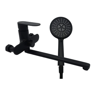 AIM Змішувач для ванни, чорний (DG01253) (DG01253 matte black)