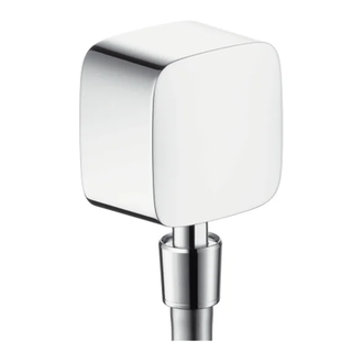 HANSGROHE Шланговое подсоединение ½’ с защитой от обратного тока воды Fixfit (27414000) фото 1 Aquada.com.ua
