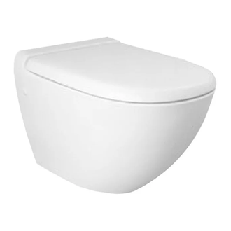 Унитаз подвесной Rimless (безободковый) Rak Ceramics Reserva, белый глянец (RS13AWHA)