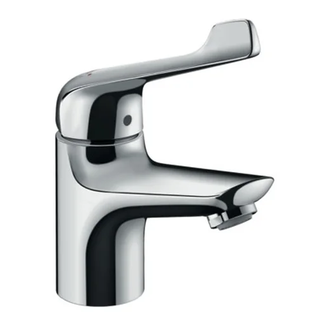 Смеситель для раковины Hansgrohe Novus (цвет - хром), с донным клапаном (71920000) фото 1 Aquada.com.ua