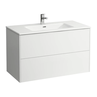 Тумба с умывальником 100 см Laufen Pro S, белый глянцевый (H8649622611041) фото 1 Aquada.com.ua
