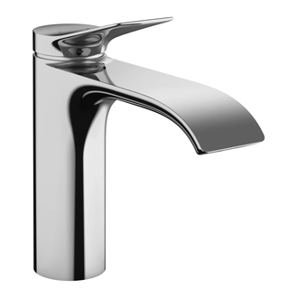 Смеситель для раковины Hansgrohe Vivenis (цвет - хром), с донным клапаном (75020000) фото 1 Aquada.com.ua