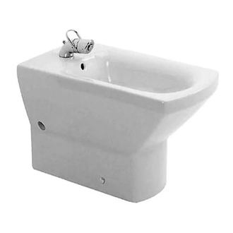 Напольное биде Duravit Caro, с переливом, цвет белый (0290100000) фото 1 Aquada.com.ua