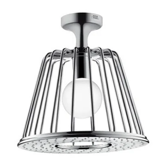 Верхний душ с лампой, 1 вид струи Axor LampShower d= 275 мм (26032000) фото 1 Aquada.com.ua