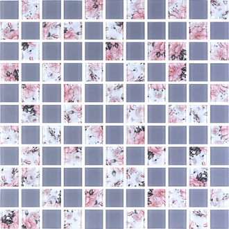 Мозаїка GMP 0825009 С2 Print 8-Grey W MATT 300×300x8 Котто Кераміка