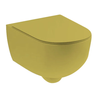 Унітаз підвісний Nic Design Pin 55х37, Senape матовий (003709053)