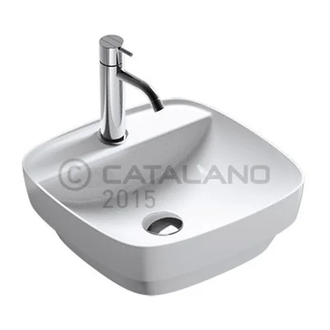Раковина накладная на столешницу Catalano Green Lux 42 х 42см (142GRLX00) фото 1 Aquada.com.ua