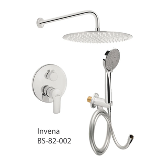 Invena BS-82-002 душова система, хром (BS-82-002)