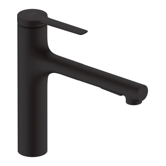 Hansgrohe Zesis M33 160 Змішувач для кухні, чорний (74801670)