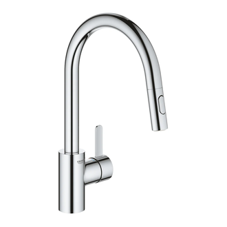 GROHE Смеситель однорычажный для мойки, хром Eurosmart Cosmopolitan (31481001) фото 1 Aquada.com.ua