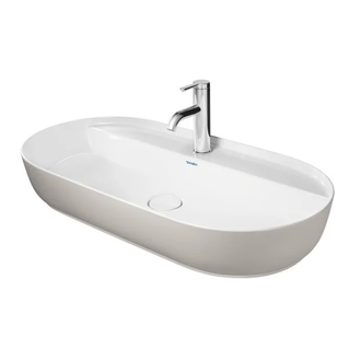 Раковина на столешницу Duravit Luv 800мм, с плоскостью для смесителя (0380800000) фото 1 Aquada.com.ua