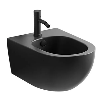 Nic-Design Біде підвісне Nic Design Pin 55х37, чорний глянець (004706008)
