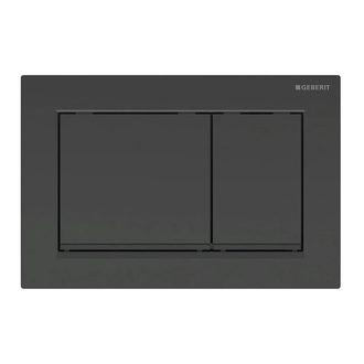 Geberit Omega 30 Клавіша змиву, чорний/чорний мат (115.080.DW.1)