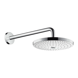 Верхний душ с держателем Hansgrohe Raindance Select S 2jet Ø 240 мм (цвет - хром/белый) (26466400) фото 1 Aquada.com.ua