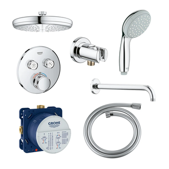 GROHE Grohtherm SmartControl Неперевершена душова система із Rainshower New Tempesta 210 (34614SC0)