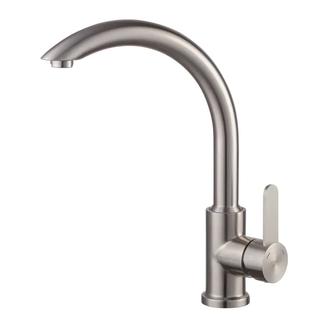 Змішувач для кухні Koer KI-70019-02 (з нерж. сталі) (Колір нерж) (KR4795)