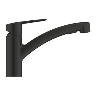 Grohe QuickFix Start Смеситель для кухни, черный матовый (303072431)