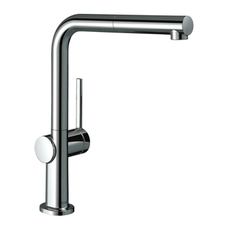 Кухонний змішувач Hansgrohe Talis M54 270 2jet з витяжним виливом, хром (72808000)