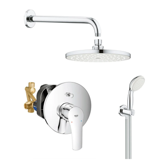 Душова система прихованого монтажу зі змішувачем Grohe Eurosmart New (UA25183004)
