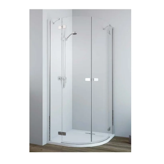 Душевая кабина Radaway Fuenta New PDD 90 L (профиль - хром; стекло - прозрачное) (384001-01-01L) фото 1 Aquada.com.ua