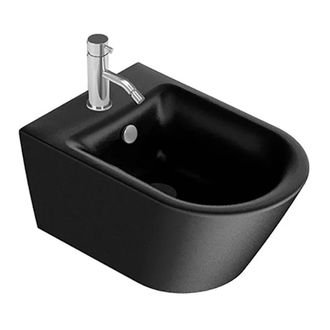 Биде подвесное Catalano New Zero satin black/чёрный матовый (1BS55NRNS) фото 1 Aquada.com.ua